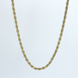 Rope Chain - 3mm - Gold Vermeil (Diamond Cut)