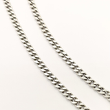 Micro Cuban Link Chain - 3mm - Sterling Silver