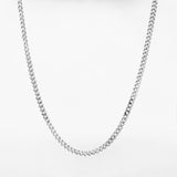 Micro Cuban Link Chain - 3mm - Sterling Silver