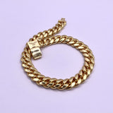Miami Cuban Link Bracelet - 8mm - Gold Vermeil
