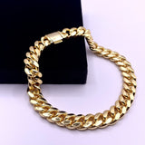 Miami Cuban Link Bracelet - 8mm - Gold Vermeil