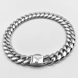 Miami Cuban Link Bracelet - 8mm - Sterling Silver