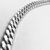 Miami Cuban Link Bracelet - 8mm - Sterling Silver