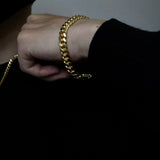 Miami Cuban Link Bracelet - 8mm - Gold Vermeil