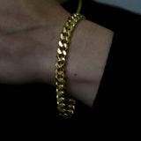 Miami Cuban Link Bracelet - 8mm - Gold Vermeil