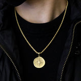 Compass Pendant - Gold Vermeil