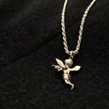 Tommy Gun Cupid Pendant - Sterling Silver