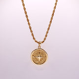 Compass Pendant - Gold Vermeil