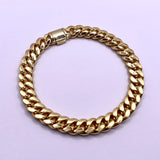 Miami Cuban Link Bracelet - 8mm - Gold Vermeil