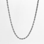 Rope Chain - 3mm - Sterling Silver (Diamond Cut)