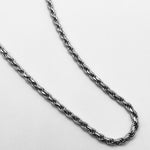 Rope Chain - 3mm - Sterling Silver (Diamond Cut)