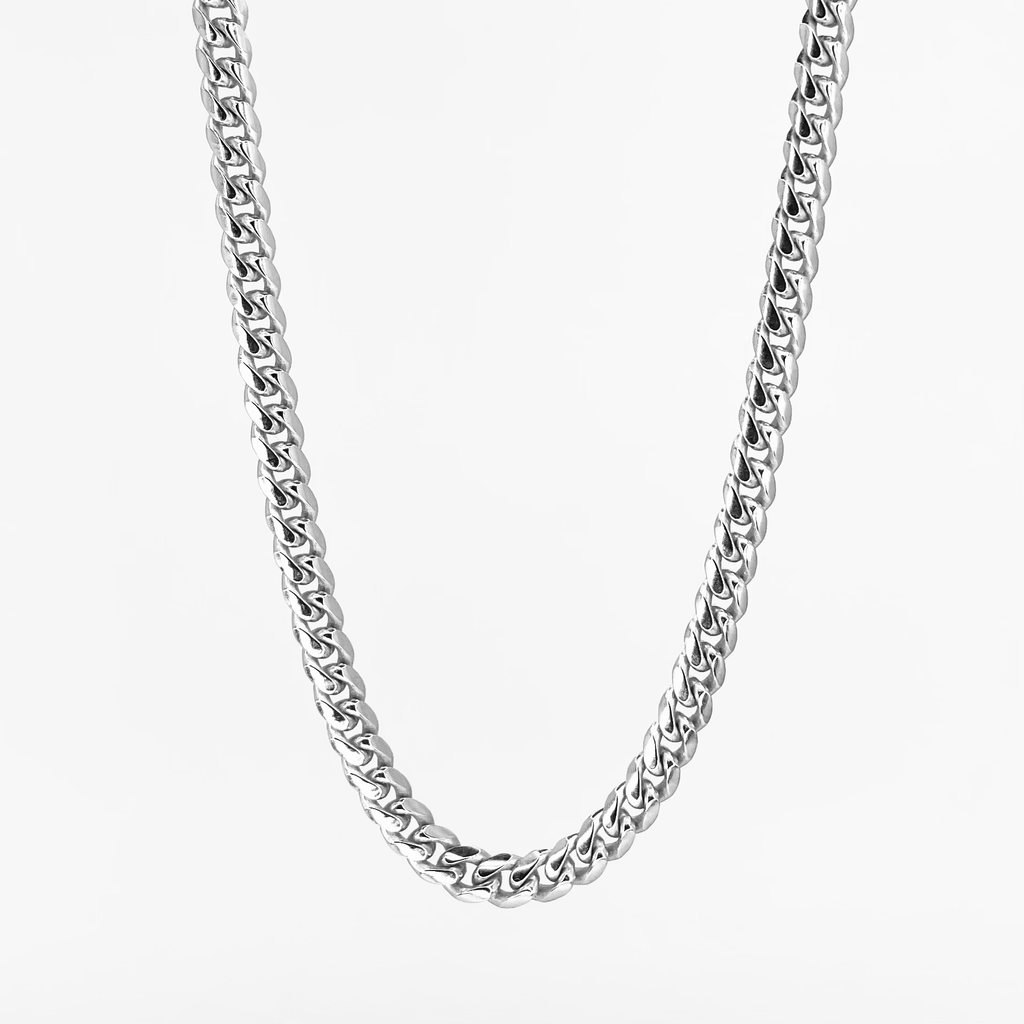 Sterling silver cuban deals chains