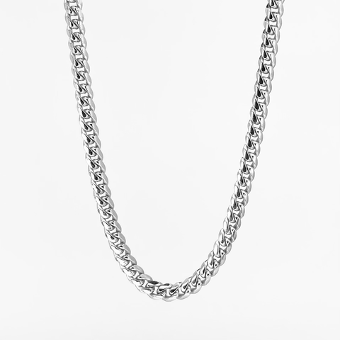 Miami Cuban Link Chain - 5mm - Sterling Silver