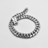 Miami Cuban Link Bracelet - 8mm - Sterling Silver