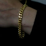 Miami Cuban Link Bracelet - 8mm - Gold Vermeil