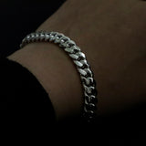 Miami Cuban Link Bracelet - 8mm - Sterling Silver