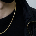 Rope Chain - 3mm - Gold Vermeil (Diamond Cut)