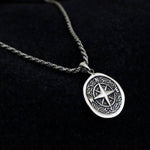 Compass Pendant - Sterling Silver