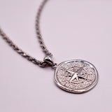 Compass Pendant - Sterling Silver