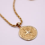 Compass Pendant - Gold Vermeil