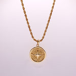 Compass Pendant - Gold Vermeil